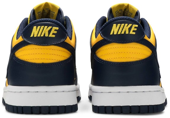 (Nilai Sekolah) Nike Dunk Low 'Michigan' 2021 Kanak-Kanak CW1590-700 Details for (Nilai Sekolah) Nike Dunk Low 'Michigan' 2021 Kanak-Kanak CW1590-700