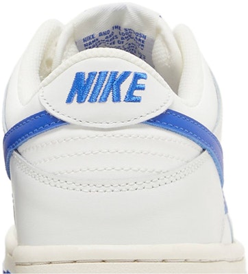 GS ナイキ ダンク ロー "白/ハイパーロイヤル" (Nike Danku Rō "Shiro/Haipāroiyaru") DH9765-105 Sizing GS ナイキ ダンク ロー "白/ハイパーロイヤル" (Nike Danku Rō "Shiro/Haipāroiyaru") DH9765-105