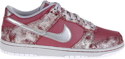 (Grade School) Nike Dunk Low 'Team Red Metallic Silver' 309601-603 (Grade School) Nike Dunk Low 'Team Red Metallic Silver' 309601-603