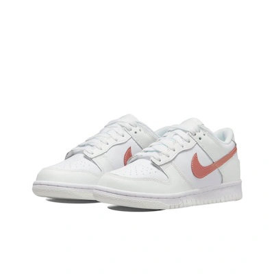 (Grade School) Nike Dunk Low 'White Pink' DH9765-100