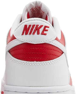 (Nilai Sekolah) Nike Dunk Low 'Putih Universiti Merah' CW1590-600 Sizing (Nilai Sekolah) Nike Dunk Low 'Putih Universiti Merah' CW1590-600