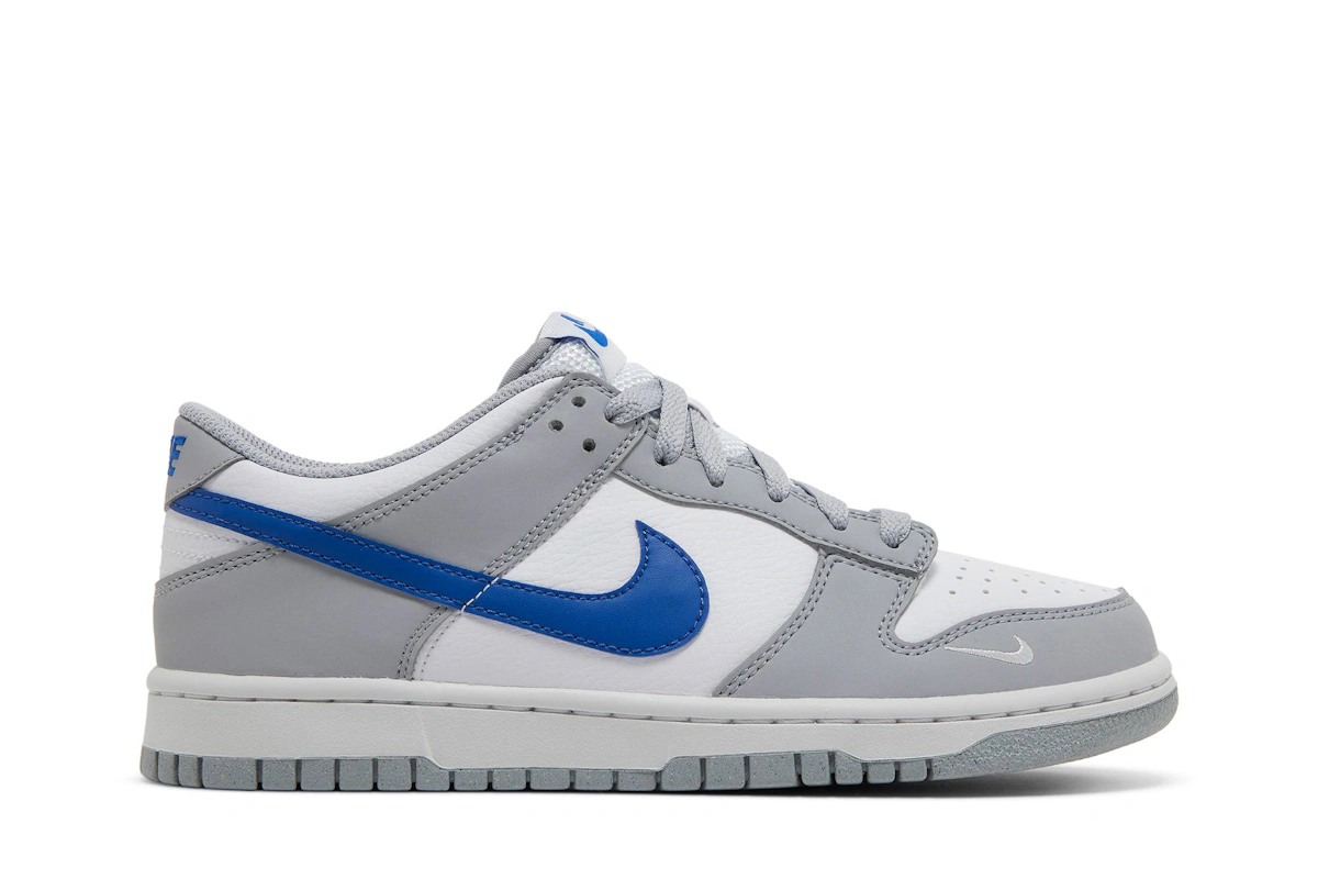 (Grade School) Nike Dunk Low 'Wolf Grey Royal' FN3878-001