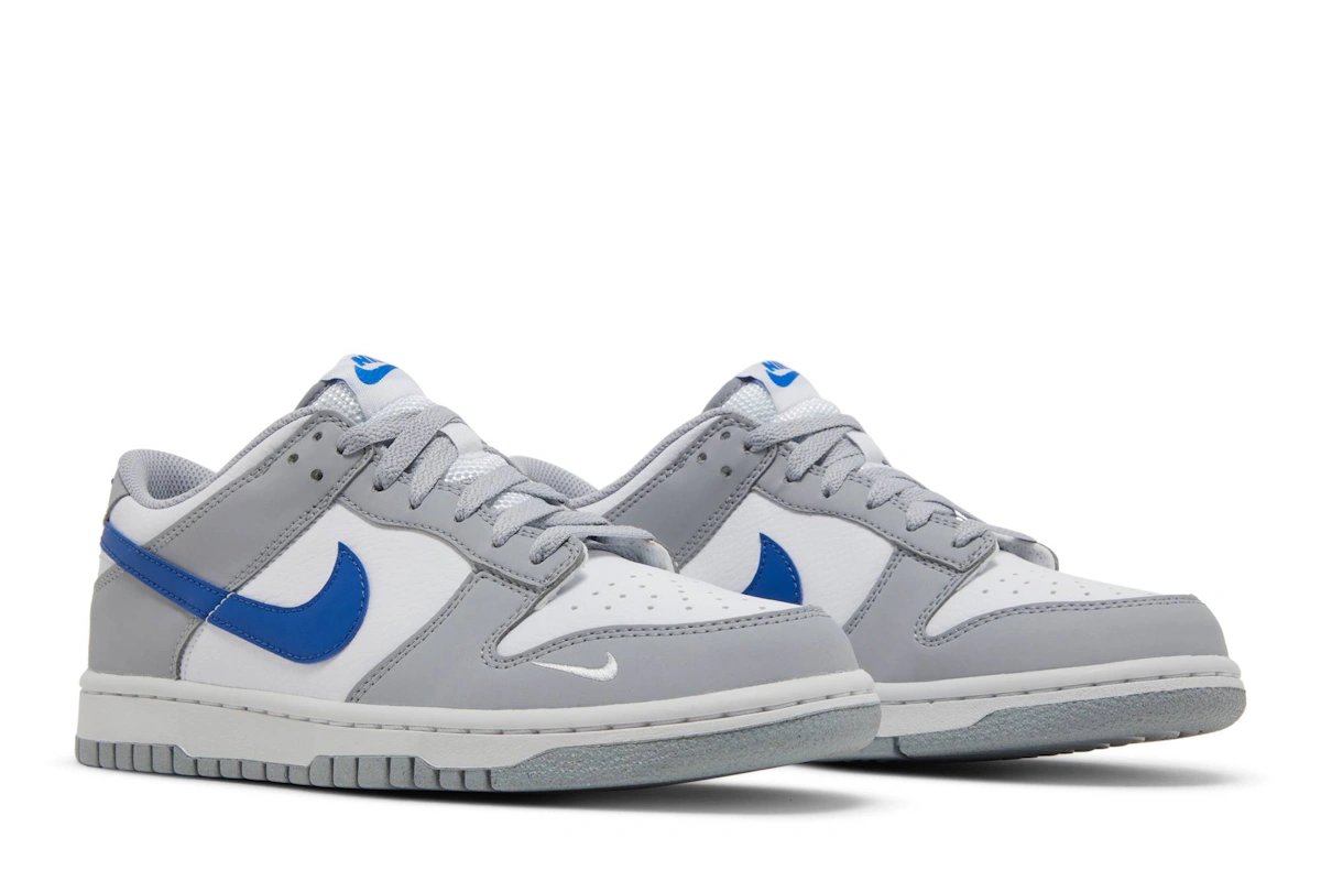 (Grade School) Nike Dunk Low 'Wolf Grey Royal' FN3878-001