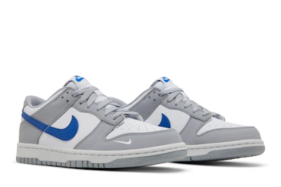 (Grade School) Nike Dunk Low 'Wolf Grey Royal' FN3878-001