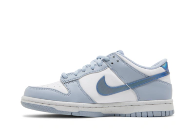 (Grade School) Nike Dunk Low Next Nature 'Blue Whisper Lenticular' FJ4668-400