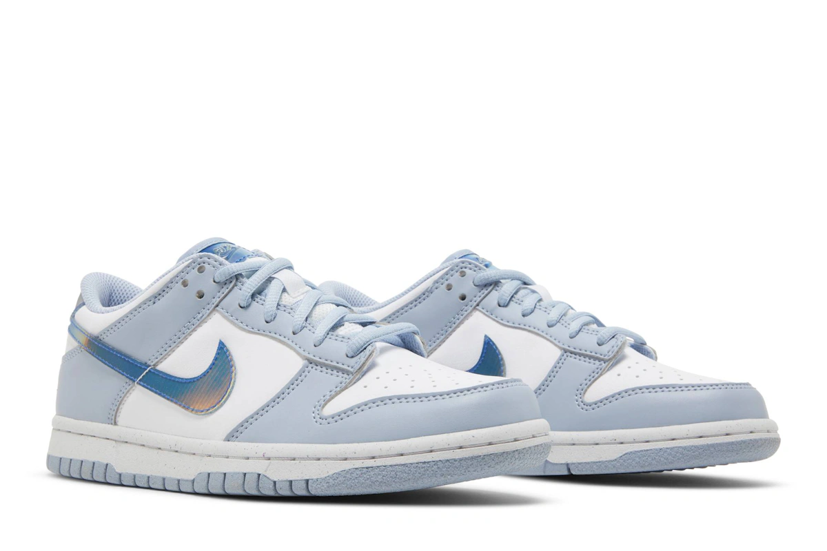 (Grade School) Nike Dunk Low Next Nature 'Blue Whisper Lenticular' FJ4668-400