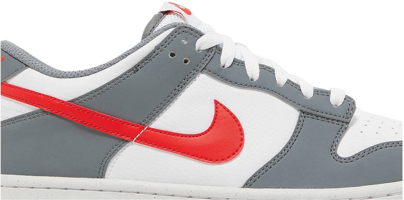 Grade School Nike Dunk Low Next Nature Smoke Grey Light Crimson FB8038 001