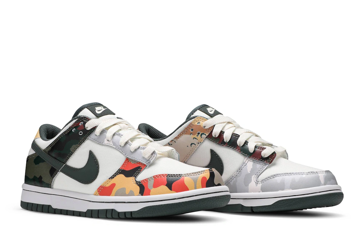 (Grade School) Nike Dunk Low SE 'Multi-Camo' DB1909-100