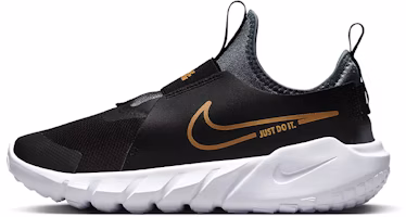 (Grade School) Nike Flex Runner 2 'Black Metallic Gold' DJ6038-007 (Grade School) Nike Flex Runner 2 'Black Metallic Gold' DJ6038-007