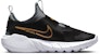 (Kanak-Kanak) Nike Flex Runner 2 'Hitam Emas Metalik' DJ6038-007
