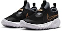 Lookbook (Kanak-Kanak) Nike Flex Runner 2 'Hitam Emas Metalik' DJ6038-007