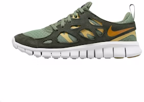(Grade School) Nike Free Run 2 'Oil Green Wheat Gold' DD0163-306 (Grade School) Nike Free Run 2 'Oil Green Wheat Gold' DD0163-306