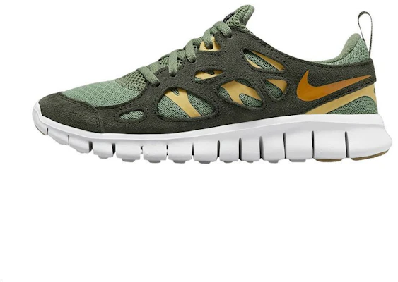 (大童) 耐克 Free Run 2 “油绿麦金” DD0163-306 Details for (大童) 耐克 Free Run 2 “油绿麦金” DD0163-306