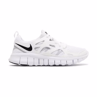 (GS) Nike Free Run 2 'White Black'