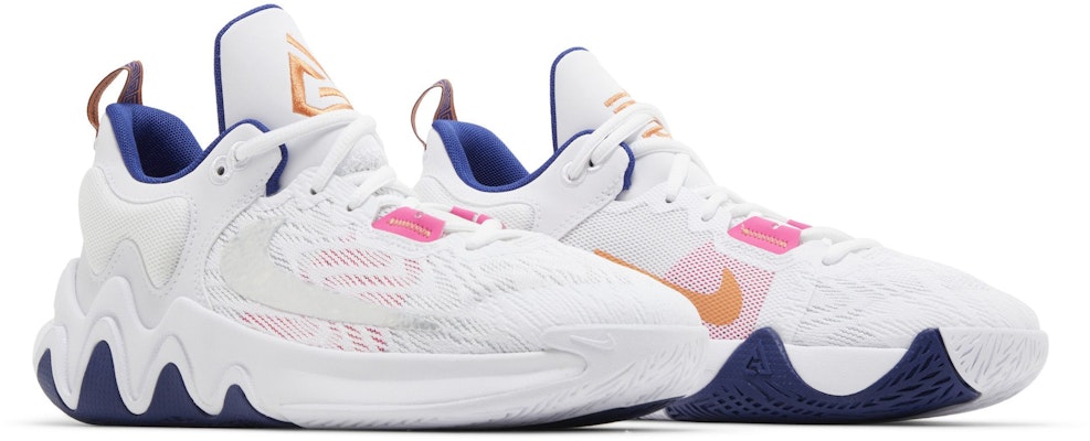 (Sekolah Rendah) Nike Giannis Immortality 2 'Putih Deep Royal' DQ1943-102 1
