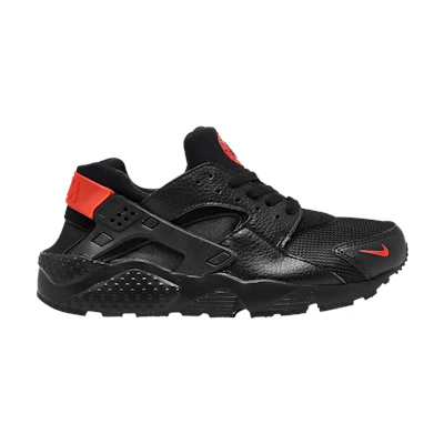 (GS) Nike Huarache Run 'Black Habanero Red'