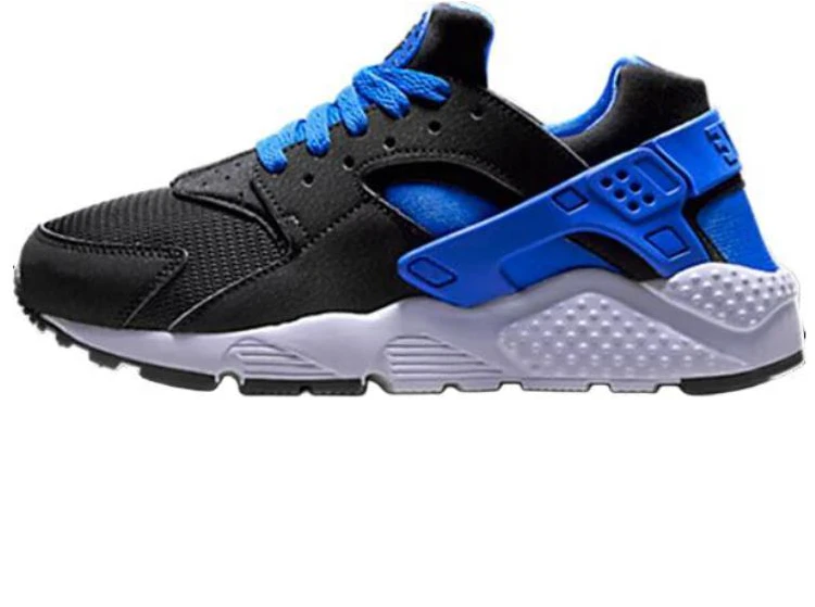 nike-huarache-run-black-lyon-blue-gs