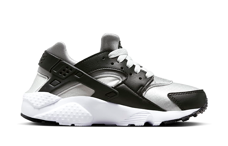Order （中大童款）Nike Huarache 跑步鞋『黑色中性色灰』654275-044