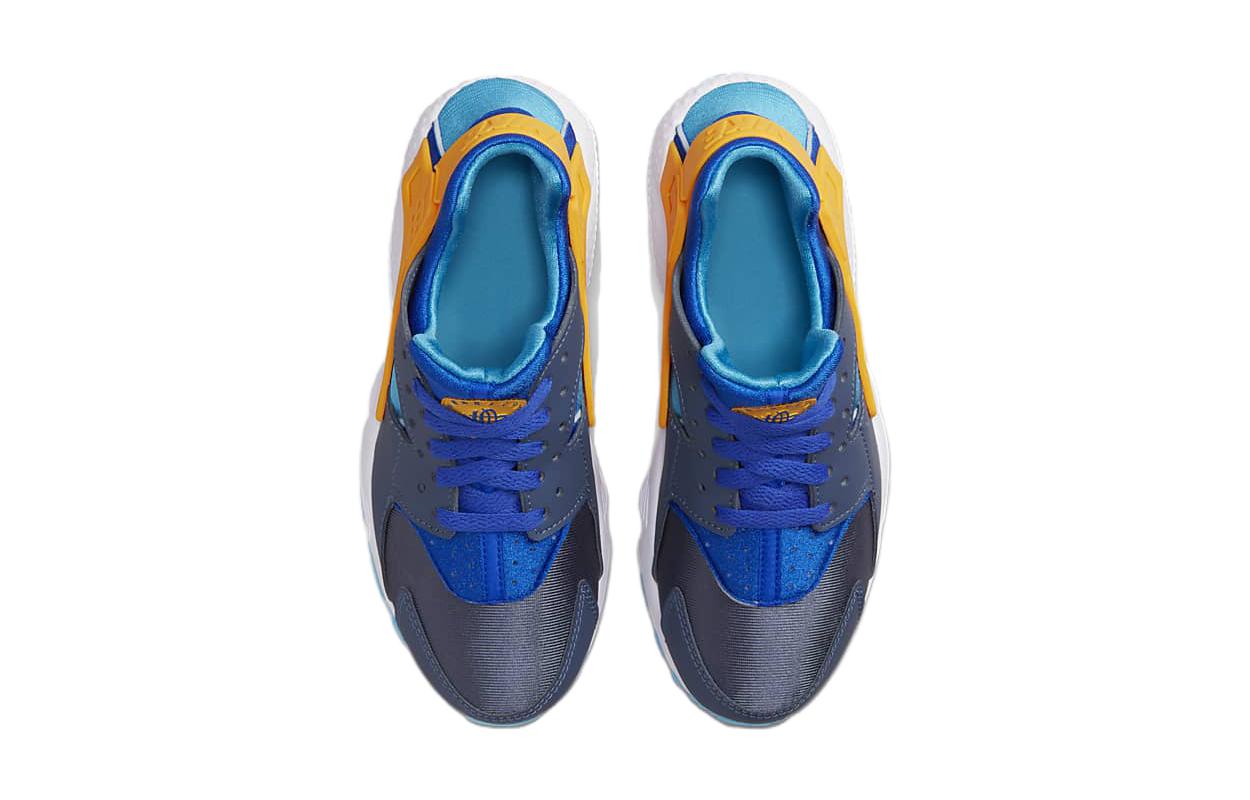 Shop (小童) Nike Huarache Run '淡蓝橙光' 运动鞋 654275-422