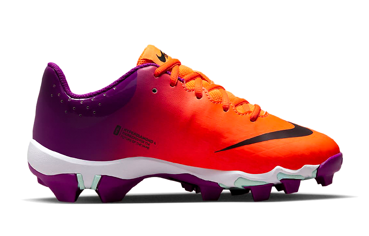 Order (Kinder) Nike Hyperdiamond 4 Keystone GG ''Total Orange Vivid Purple'' CZ5919-805