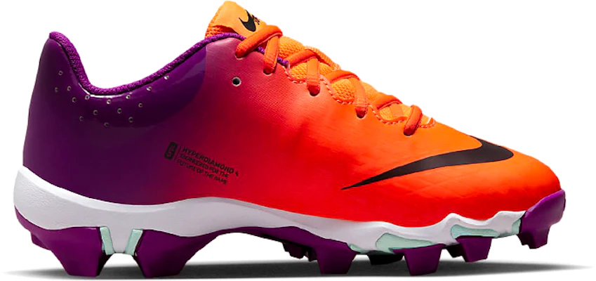(Kinder) Nike Hyperdiamond 4 Keystone GG ''Total Orange Vivid Purple'' CZ5919-805 Order (Kinder) Nike Hyperdiamond 4 Keystone GG ''Total Orange Vivid Purple'' CZ5919-805