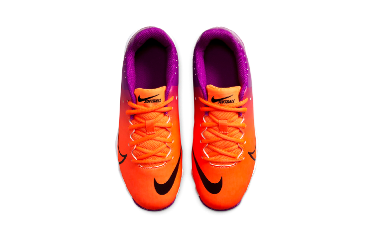 Shop (Kinder) Nike Hyperdiamond 4 Keystone GG ''Total Orange Vivid Purple'' CZ5919-805