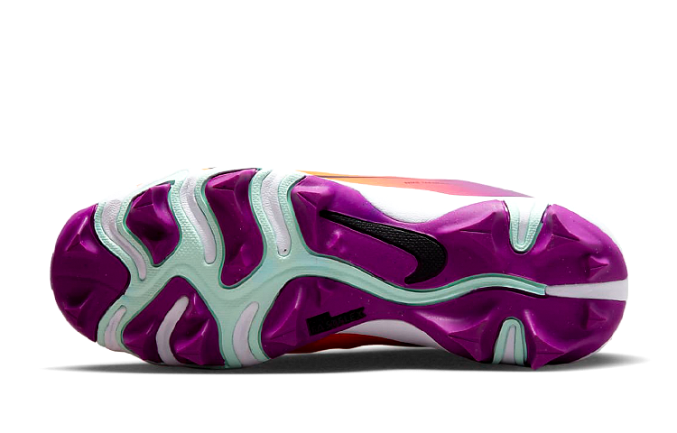 Details for (Kinder) Nike Hyperdiamond 4 Keystone GG ''Total Orange Vivid Purple'' CZ5919-805