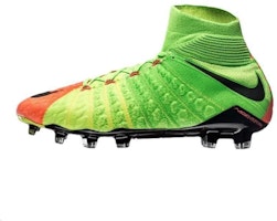 (Grade School) Nike JR Hypervenom 3 DF FG 'Black Electric Green' 882087-308 (Grade School) Nike JR Hypervenom 3 DF FG 'Black Electric Green' 882087-308