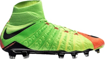 (Grade School) Nike JR Hypervenom 3 DF FG 'Black Electric Green' 882087-308 (Grade School) Nike JR Hypervenom 3 DF FG 'Black Electric Green' 882087-308