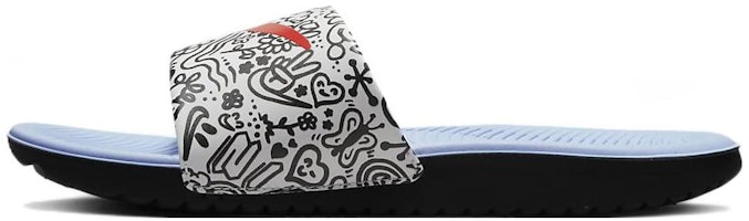(Grade School) Nike Kawa SE Slide 'Doodle' DV2242-100 (Grade School) Nike Kawa SE Slide 'Doodle' DV2242-100