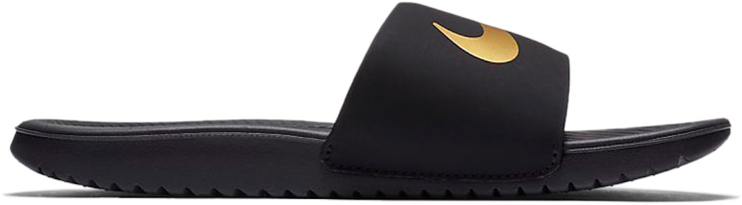 (小学款) 耐克 Kawa 拖鞋 '黑金' 819352-003 Order (小学款) 耐克 Kawa 拖鞋 '黑金' 819352-003