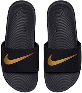 (小学款) 耐克 Kawa 拖鞋 '黑金' 819352-003 Shop (小学款) 耐克 Kawa 拖鞋 '黑金' 819352-003