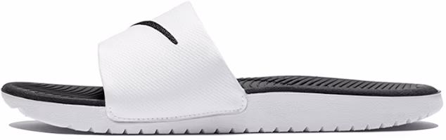 (Grade School) Nike Kawa Slide 'White Black' 819352-100 (Grade School) Nike Kawa Slide 'White Black' 819352-100