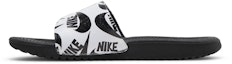 Lookbook (Kanak-Kanak) Nike Kawa Slide SE JDI 'Hitam Putih' CT6619-100