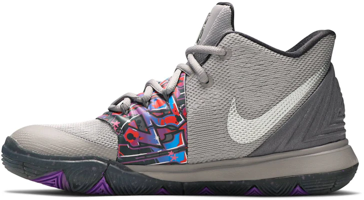 Grade School Nike Kyrie 5 Graffiti AQ2456 001 AQ2456 001
