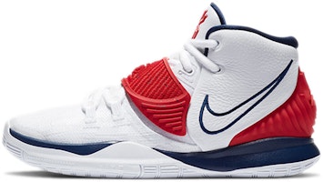 (Grade School) Nike Kyrie 6 'USA White' BQ5599-102 (Grade School) Nike Kyrie 6 'USA White' BQ5599-102
