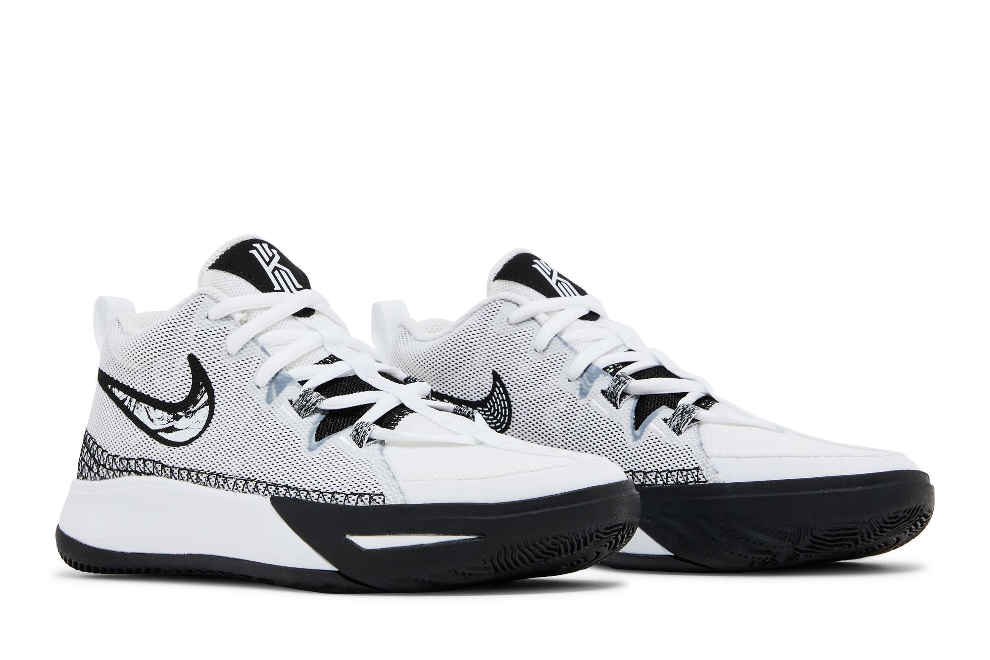 Cheap Nike Kyrie Flytrap 6 ''Wit Zwart'' (Grade School) DQ8094-101