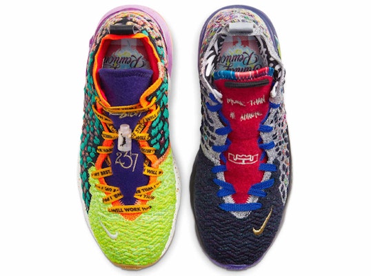 (Grade School) Nike LeBron 17 'What The' CJ2515-900 Lookbook (Grade School) Nike LeBron 17 'What The' CJ2515-900