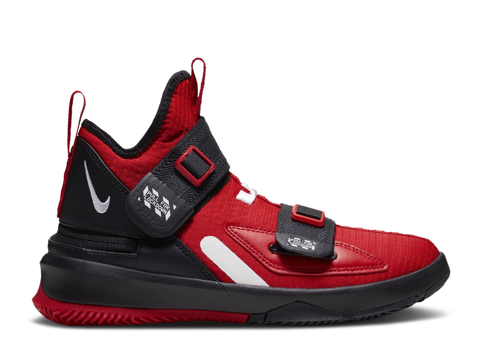 (Grade School) Nike LeBron Soldier 13 FlyEase 'University Red' CJ1317-600