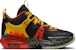 (Kanak-Kanak Sekolah) Nike LeBron Witness 7 'Hitam Merah Terang Bercorak' DQ8650-001
