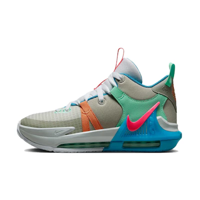 (GS) Nike LeBron Witness 7 'Grey Fog Multi-Color'