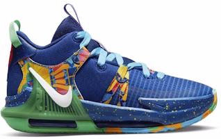 (Grade School) Nike LeBron Witness 7 'Kaleidoscope' DQ8650-400 (Grade School) Nike LeBron Witness 7 'Kaleidoscope' DQ8650-400