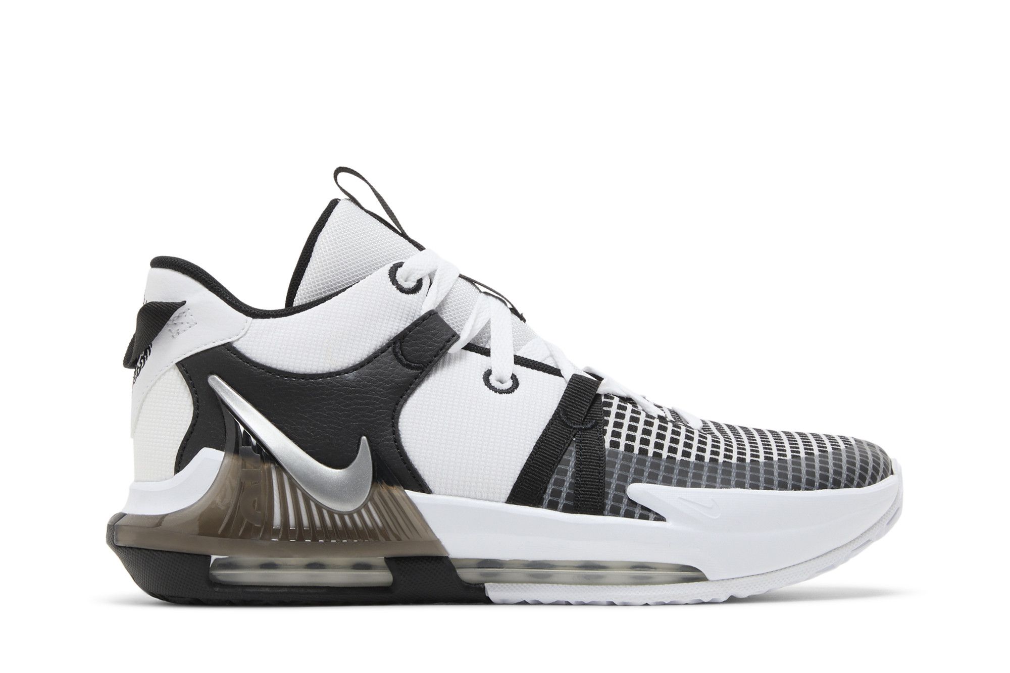 (Grade School) Nike LeBron Witness 7 'White Black' DQ8650-100