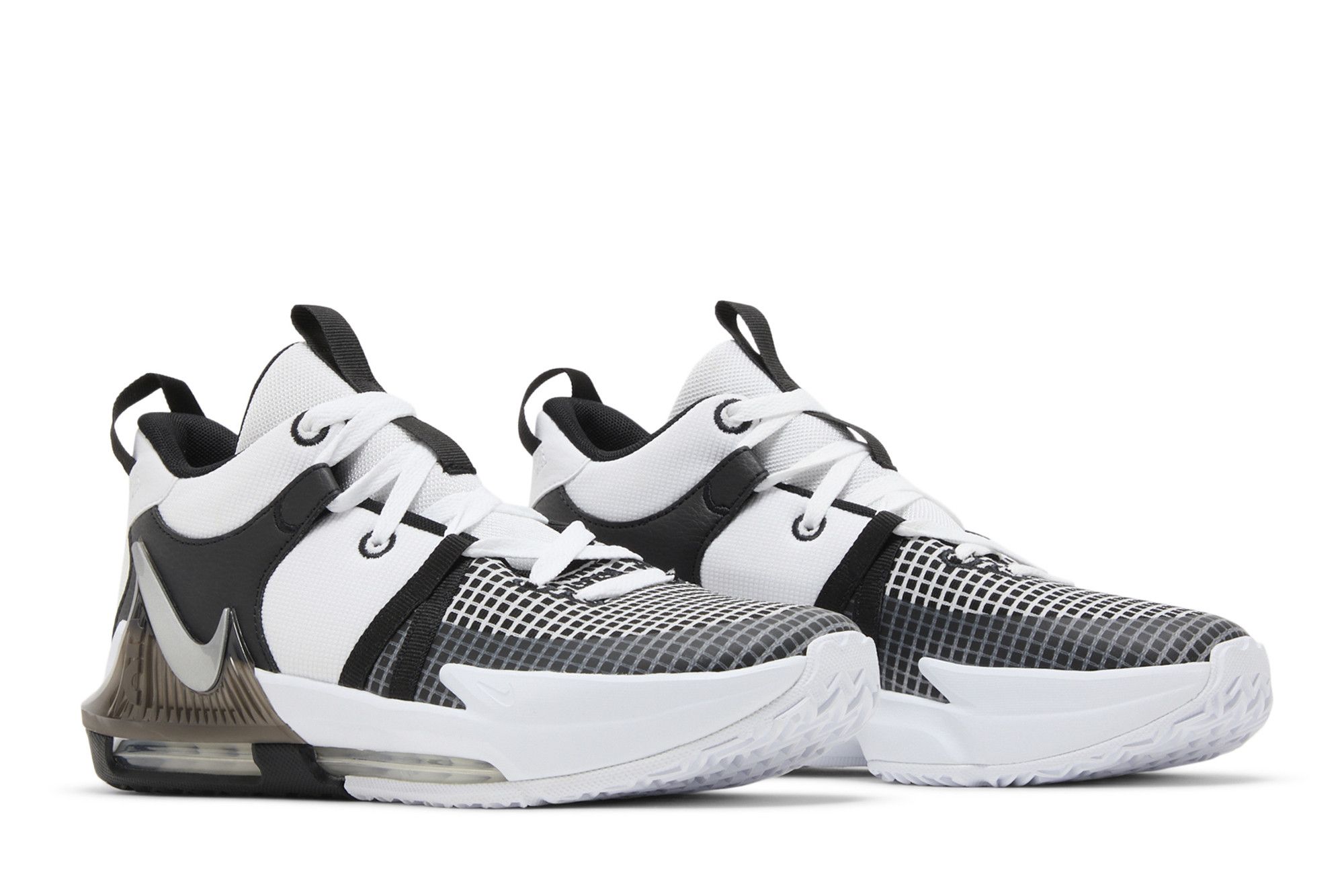 Cheap (Niveau Scolaire) Nike LeBron Witness 7 ''Blanc Noir'' DQ8650-100