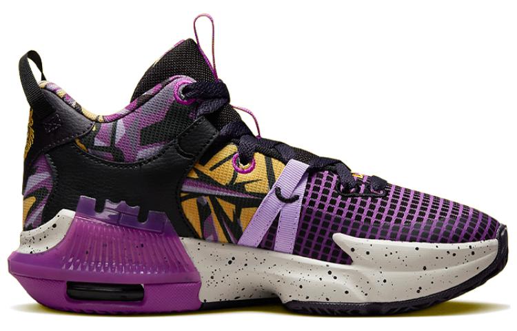 Order (グレードスクール) ナイキ レブロン ウィットネス 7 SE 'レイカーズ グラフィティ' FD0209-001 FD0209-001