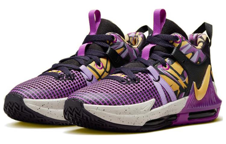 Lookbook (グレードスクール) ナイキ レブロン ウィットネス 7 SE 'レイカーズ グラフィティ' FD0209-001 FD0209-001