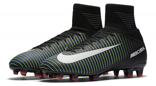 나이키 머큐리얼 슈퍼플라이 5 FG '검정/형광그린'(초등학생용) 831943-013 Lookbook 나이키 머큐리얼 슈퍼플라이 5 FG '검정/형광그린'(초등학생용) 831943-013