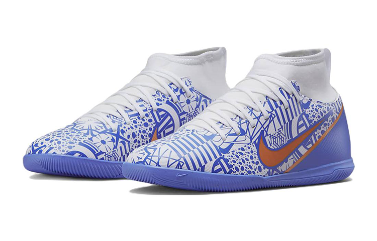 Lookbook (小学) 耐克 Mercurial Superfly 9 Club CR7 IC 'Azulejo' 室内足球鞋 DQ5327-182