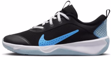 (Grade School) Nike Omni Multi-Court 'Black Blue Lightning' DM9027-005 (Grade School) Nike Omni Multi-Court 'Black Blue Lightning' DM9027-005