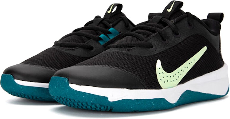 (大童) Nike Omni Multi-Court '黑色亮绿蓝' DM9027-003 Lookbook (大童) Nike Omni Multi-Court '黑色亮绿蓝' DM9027-003
